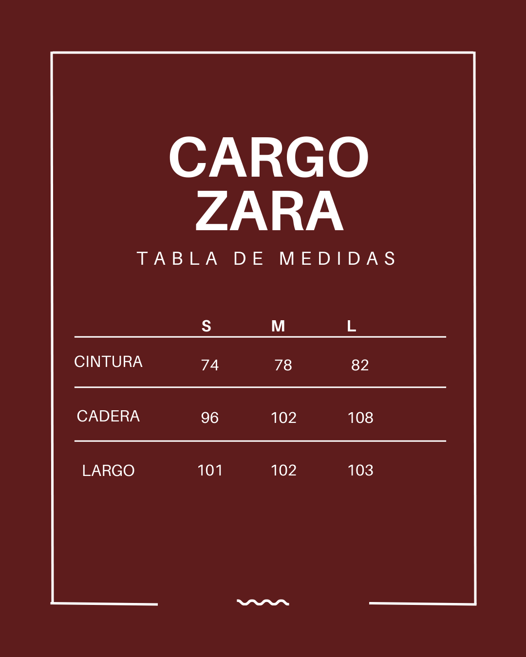 Pantalón Cargo Zara