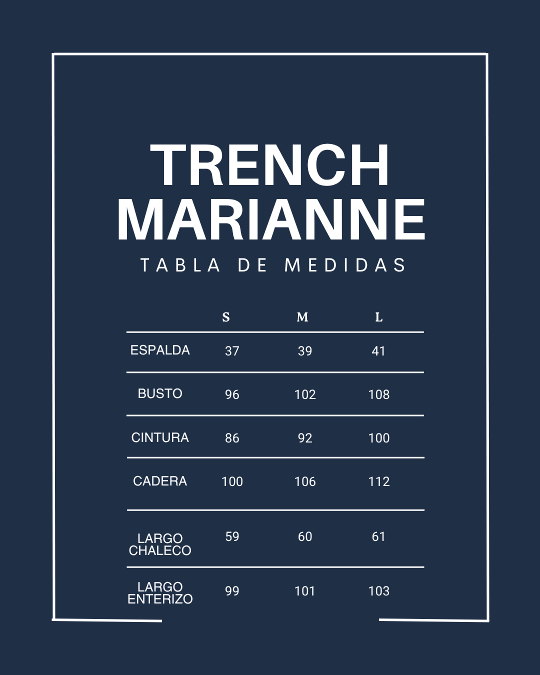 Trench Marianne