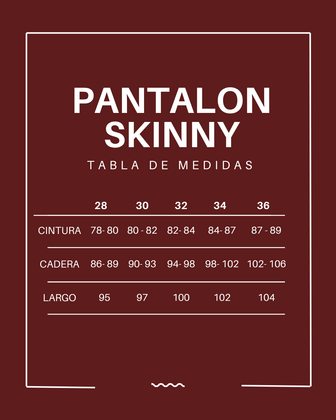 Pantalón Skinny