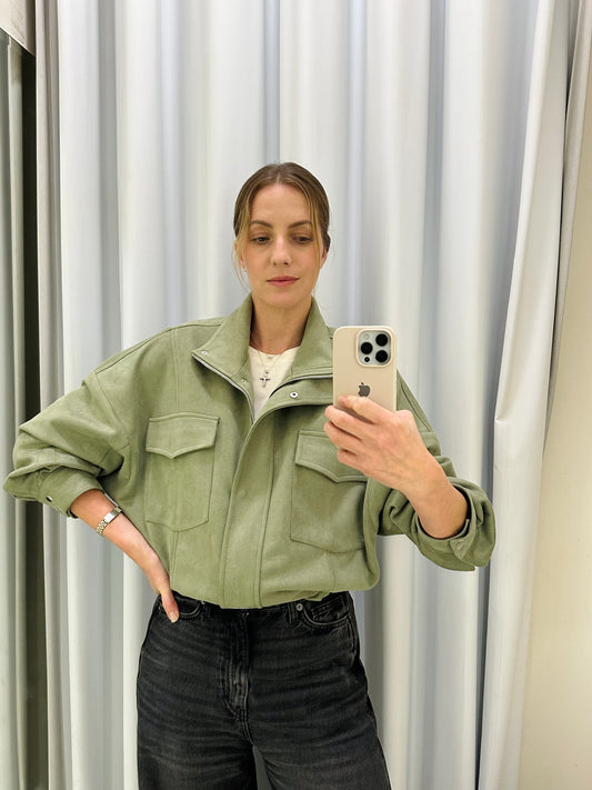 Bomber Suede