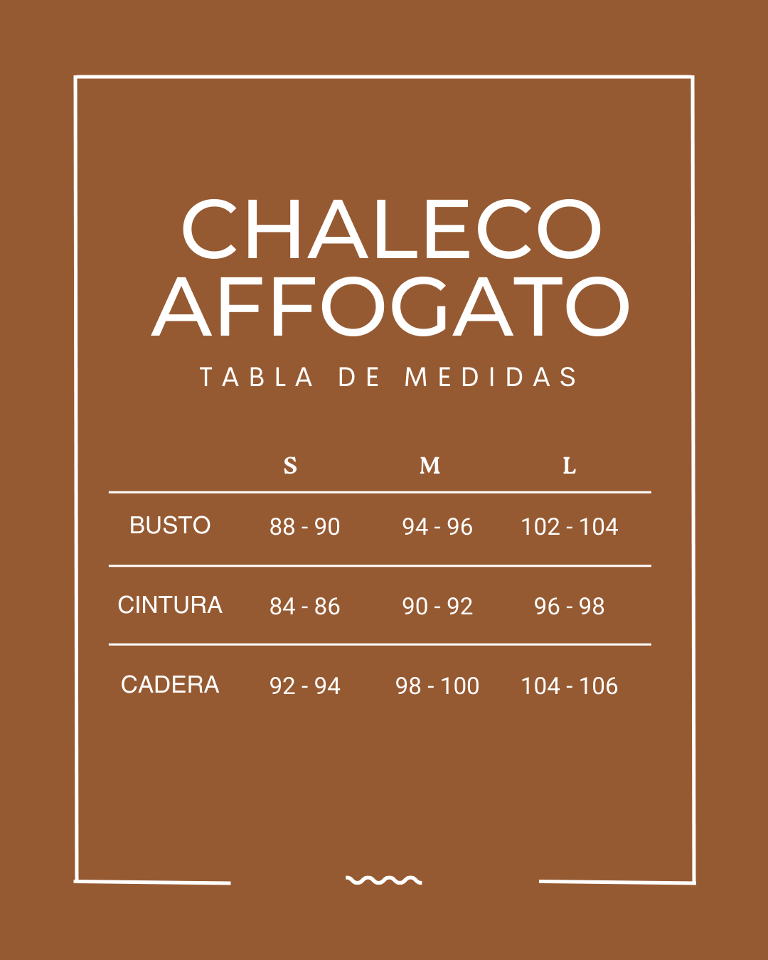 Chaleco Affogato