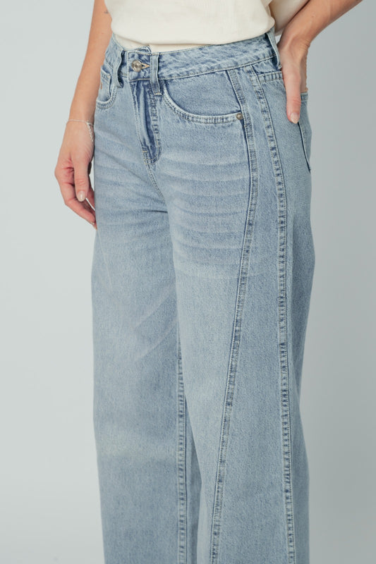 Elise Denim - Wide Leg